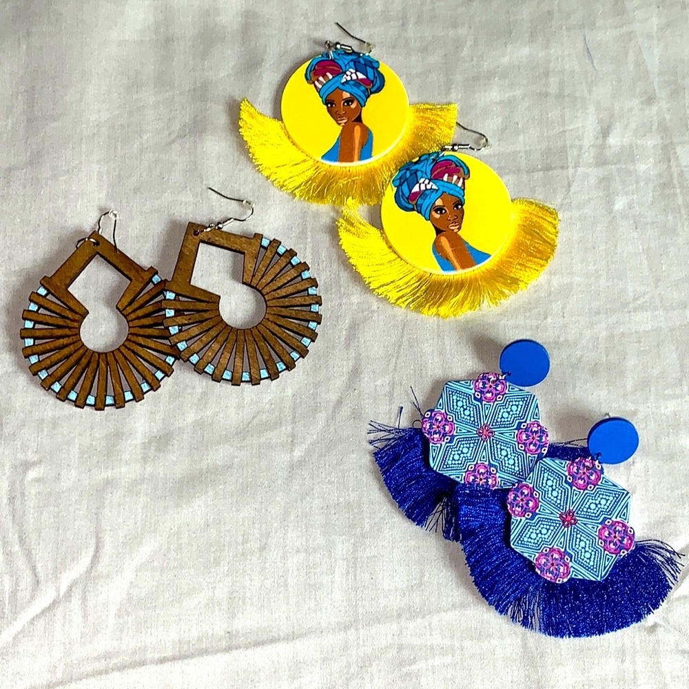 New Fringe earrings bundle! Only $24 for all three